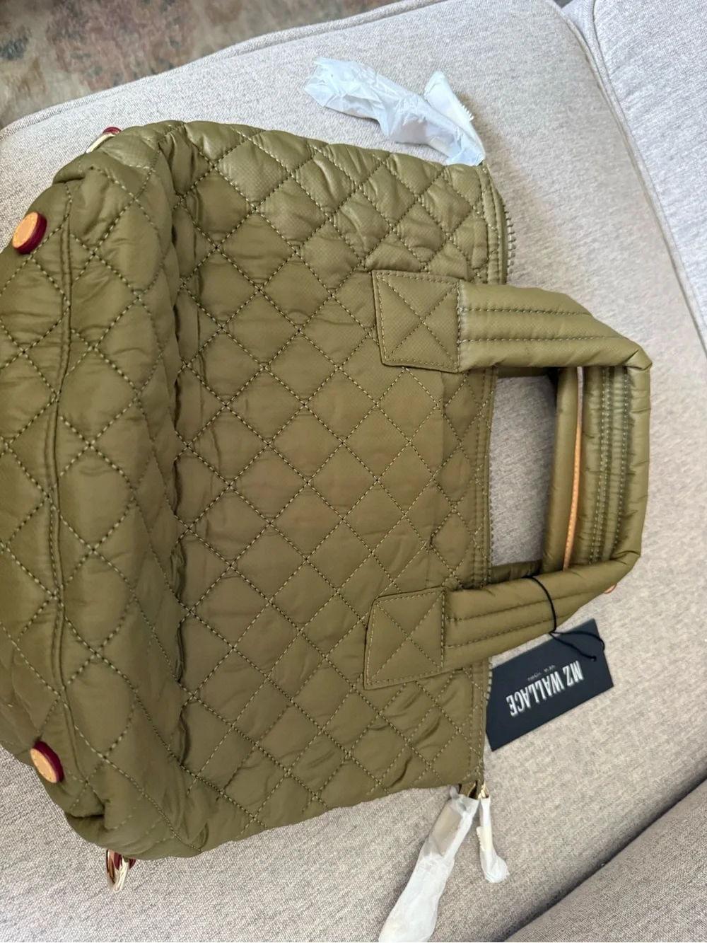 NWT MZ Wallace small Sutton  in Moss